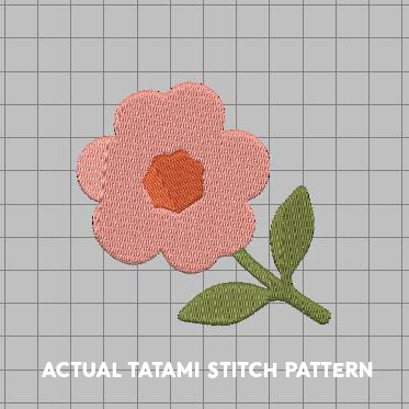 DIGITAL Embroidery File - Single Flower