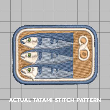DIGITAL Embroidery File - Sardine Tin