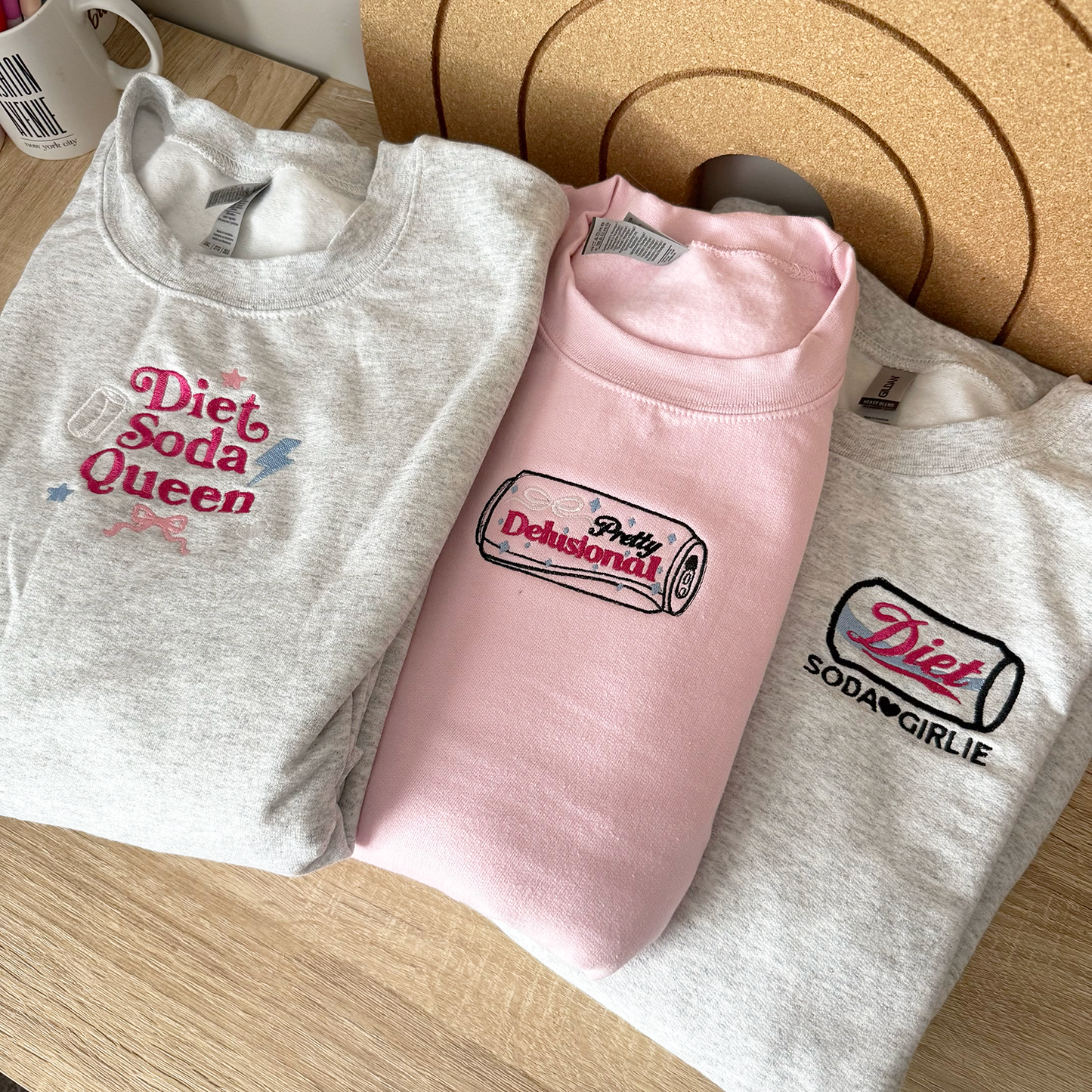 Diet Soda Queen Embroidery