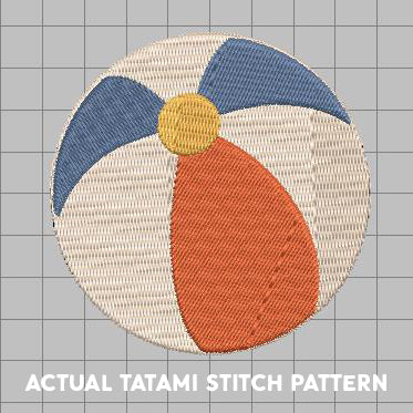 DIGITAL Embroidery File - Beach Ball