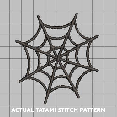 DIGITAL Embroidery File - Spiderweb - Halloween Icons