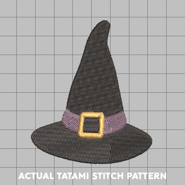 DIGITAL Embroidery File - Witch Hat - Halloween Icons