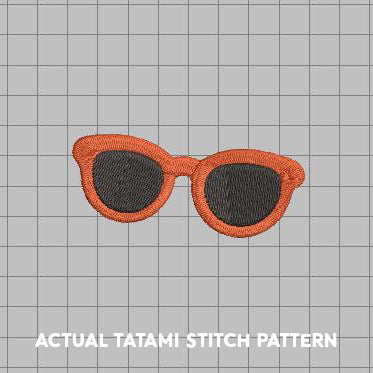 DIGITAL Embroidery File - Summer Sunglasses