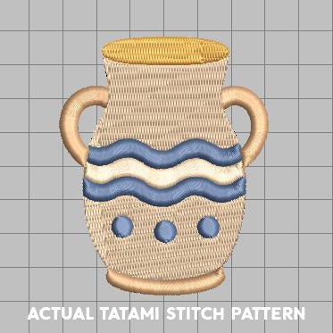 DIGITAL Embroidery File - Pottery