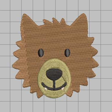 DIGITAL Embroidery File - Werewolf - Halloween Icons