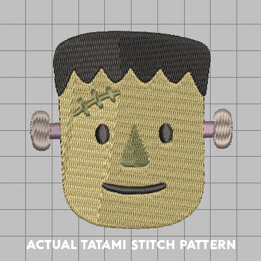 DIGITAL Embroidery File - Frankenstein - Halloween Icons