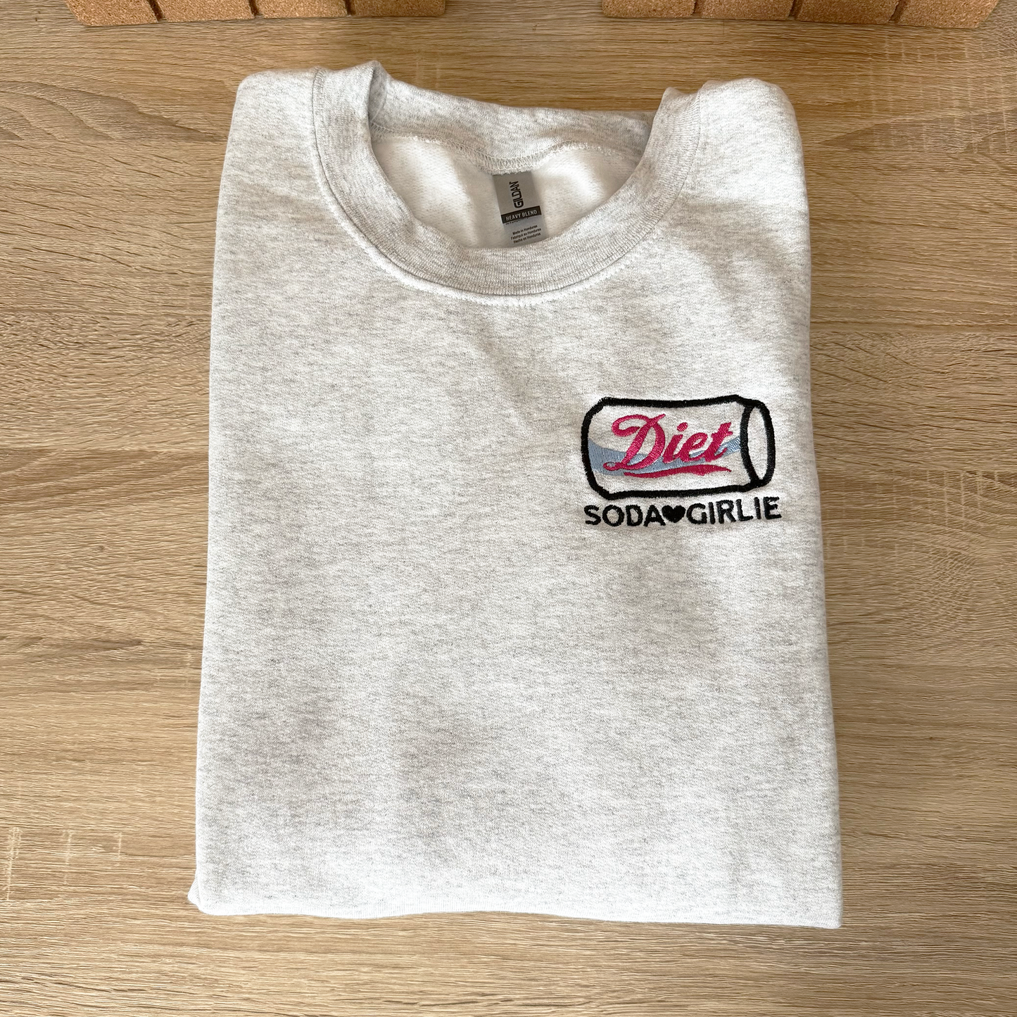 Diet Soda Girlie Embroidery