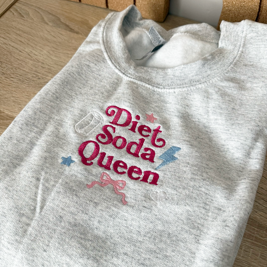 Diet Soda Queen Embroidery