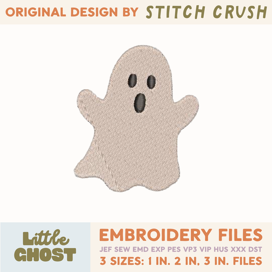 DIGITAL Embroidery File - Ghost - Halloween Icons