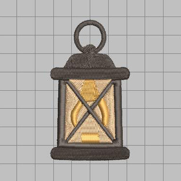 DIGITAL Embroidery File - Lantern - Halloween Icons