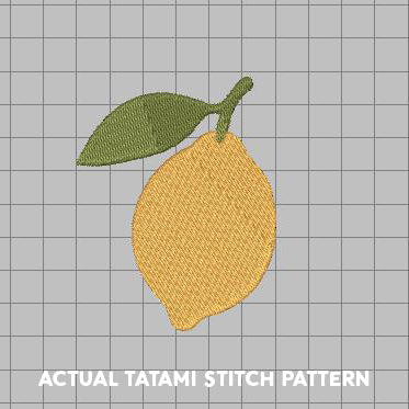 DIGITAL Embroidery File - Simple Lemon