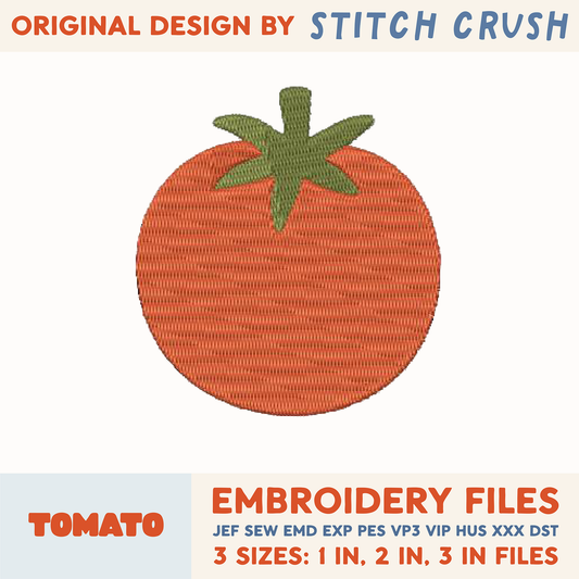 DIGITAL Embroidery File - Tomato