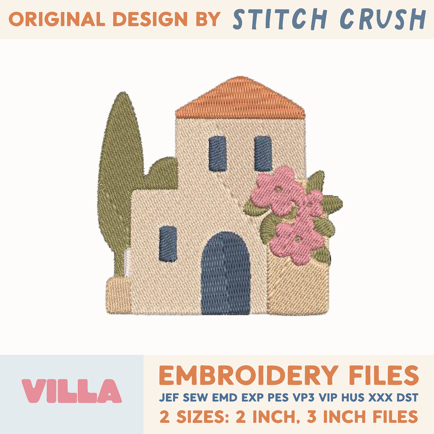 13 Designs - DIGITAL Embroidery File BUNDLE - Amalfi Coast