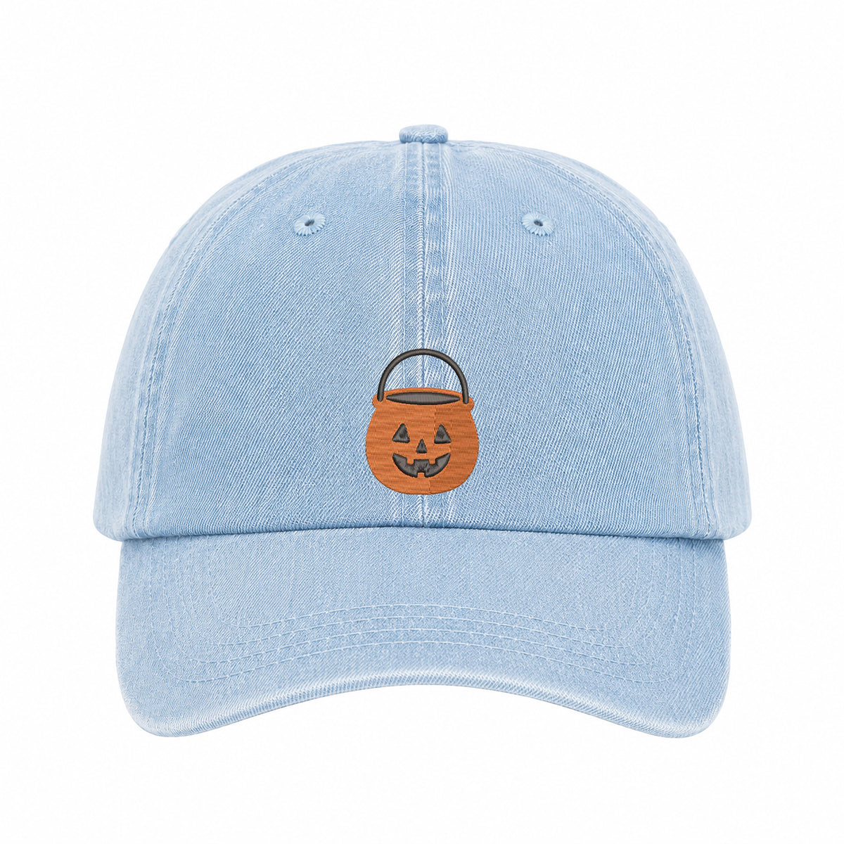 DIGITAL Embroidery File - Pumpkin Candy Bucket - Halloween Icons