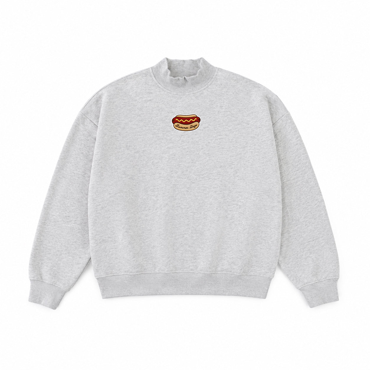Summer Dogs Hot Dog Original Embroidered Iron-on Patch