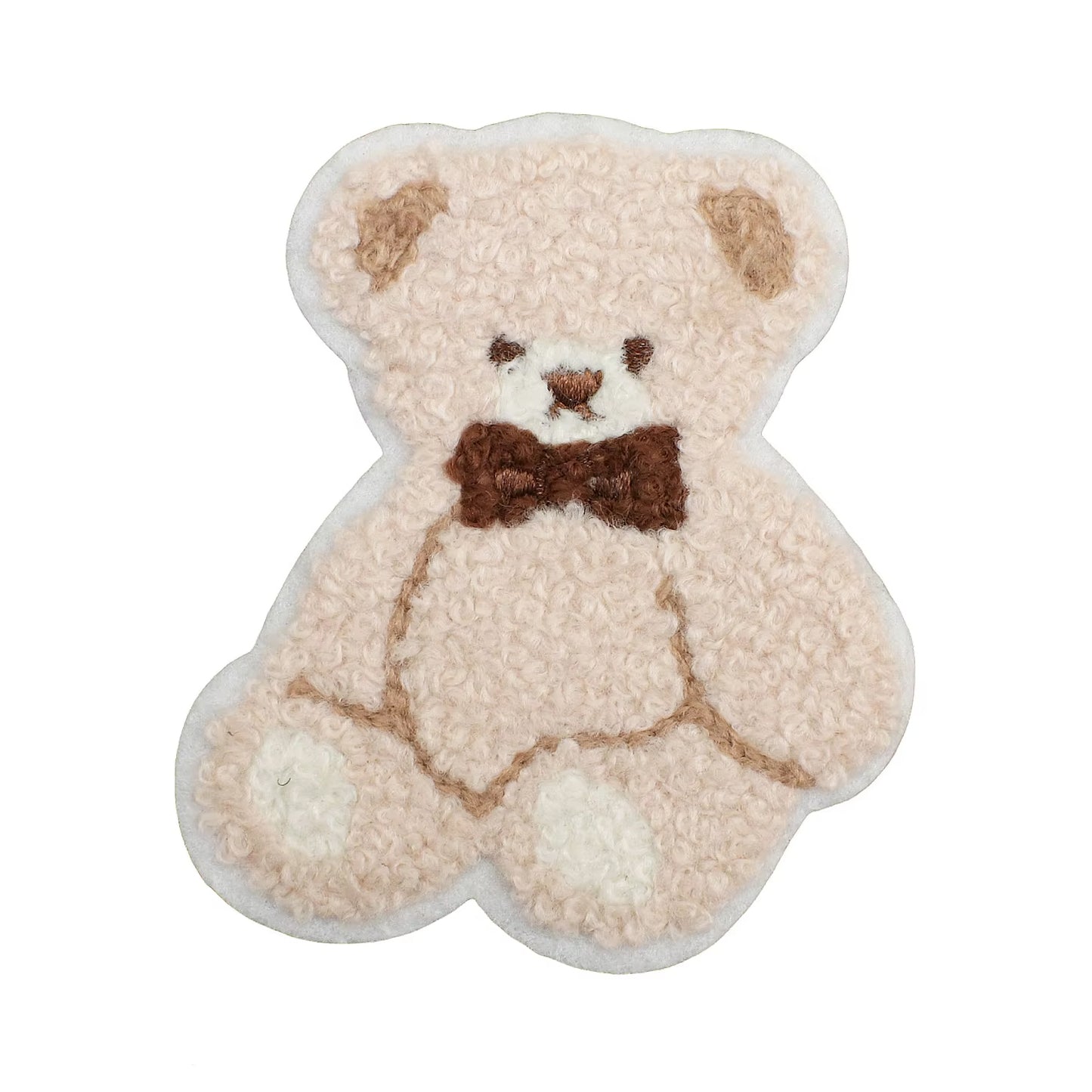 IVORY TEDDY Iron-on Patch