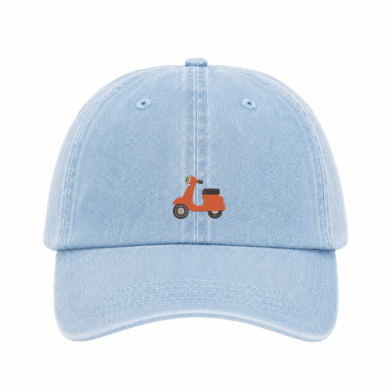 DIGITAL Embroidery File - Red Scooter