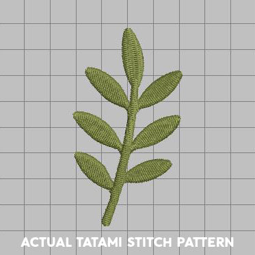 DIGITAL Embroidery File - Simple Leaf