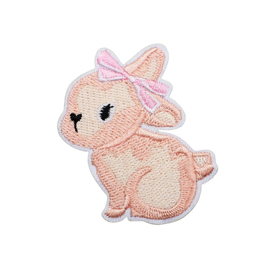 Sweet Bunny Embroidered Iron-on Patch