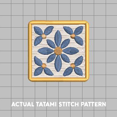 DIGITAL Embroidery File - Fancy Tile